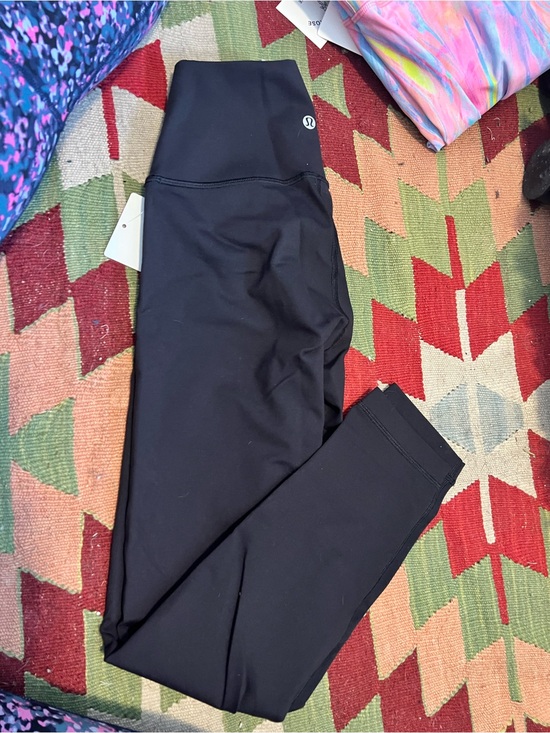 lululemon athletica Pants - lululemon athletica Black High-Rise Leggings wunder under 25” NWT size 6